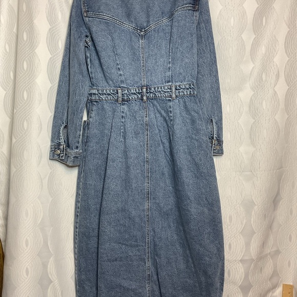 Future Collective womens denim dress NWT 8 - Picture 10 of 12